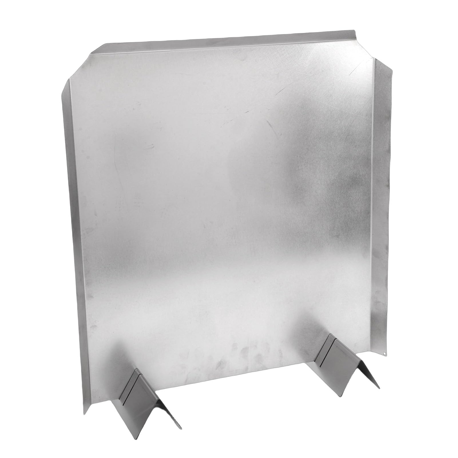 SIXRUN Piastra Posteriore per Camino Deflettore di Calore Regolabile in Acciaio Inossidabile per Uso Domestico 16x18 Pollici Efficiente Riflessione del Calore