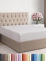 Vista 405 de King Fitted Bed Sheet - Bottom Single Fitted Sheet Only - Ultra-Soft Hotel Luxury Bedding w/ 8-16 Inch Deep Pockets - Breathable, Cooling & Wrinkle