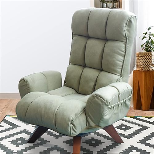 Miniatura 1 de ZHUHW - Silla giratoria de tela con acento giratoria, para sala de estar, dormitorio, muebles