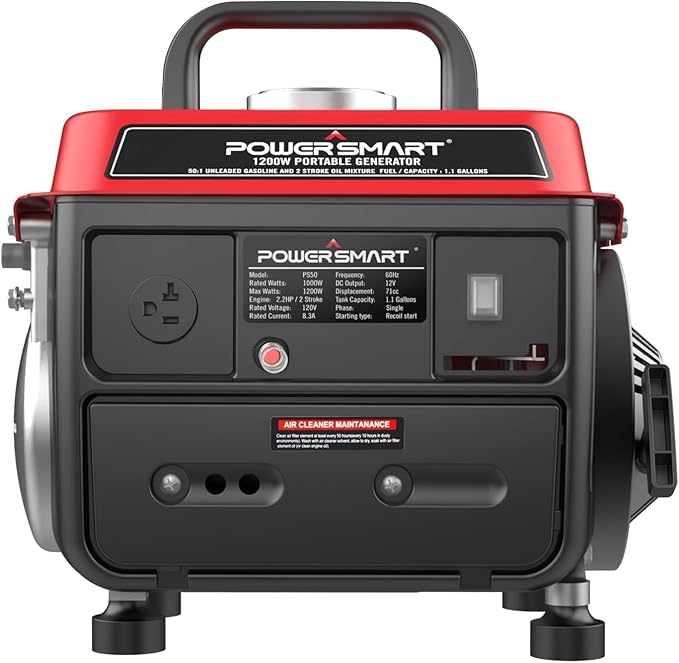 PowerSmart 1200W Gas Portable Generator