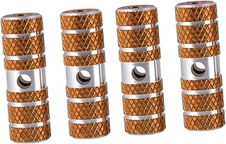 HONMEET Par De Bicicletas Para Adultos Pedais De Mtb Bicicleta Pinos De Aço Pinos Bmx Pinos De Pé De Eixo Pedal De Acrobacias De Bicicleta Pedal De Acrobacias Pinos De Gancho Cilindro De