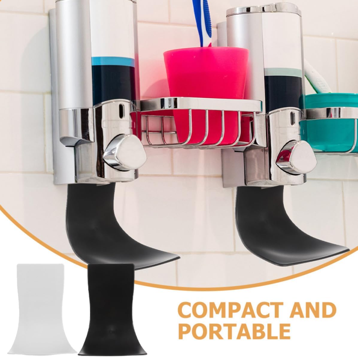 2pcs Soap Dispenser Drip Tray Wall Mount Automatic Catch Tray image 3