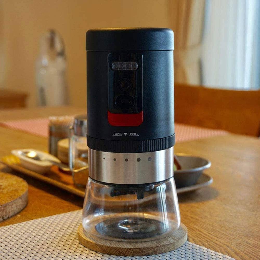 CUNTO Macchina per caffè americano Macchina per caffè dal chicco alla tazza Macchina per caffè completamente automatica con macinatura Macchina per caffè piccola per ufficio e casa-Bianco La nuova