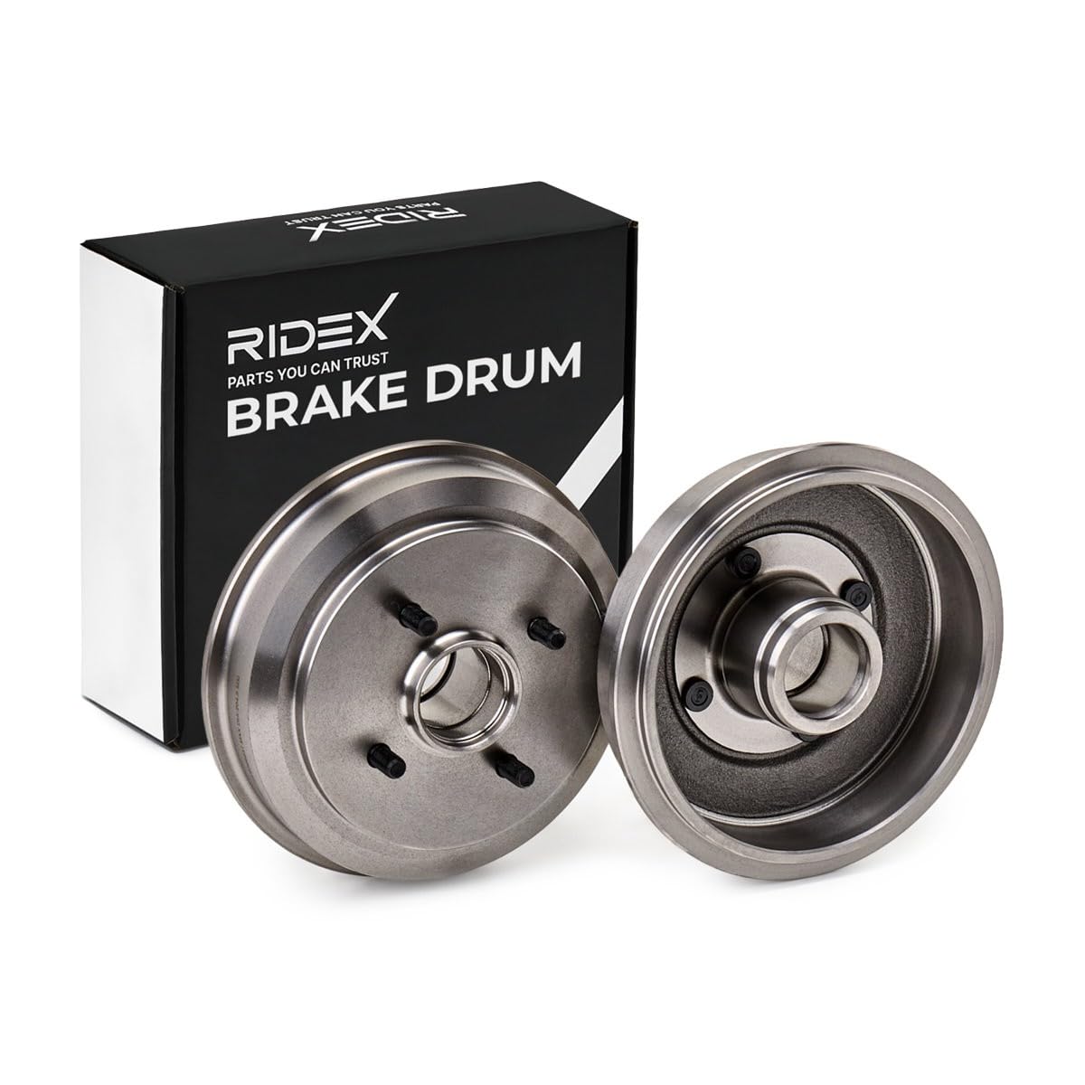 2x RIDEX Bremstrommel 123B0060 hinten für 2 (DY) 81mm