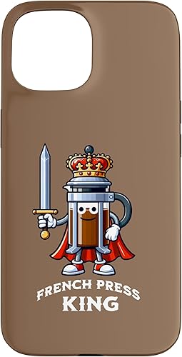 Miniatura 6 de iPhone 16 Plus The French Press King Funny Coffee Maker Lover Case