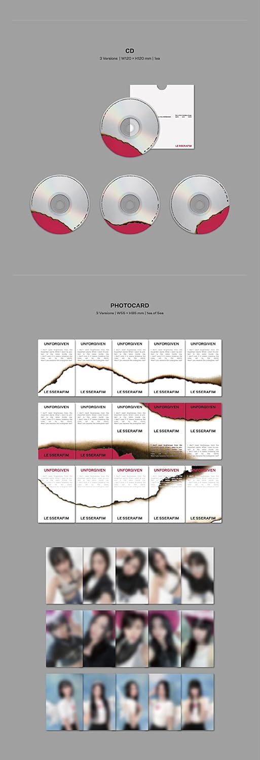 LE SSERAFIM - Unforgiven 1st Studio Album+Store Gift (DEWY SAGE ver.)