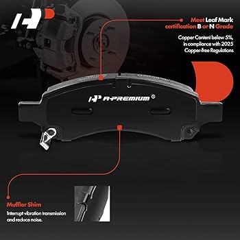 Amazon.com: A-Premium 12.80 inch (325mm) Front Drilled and Slotted