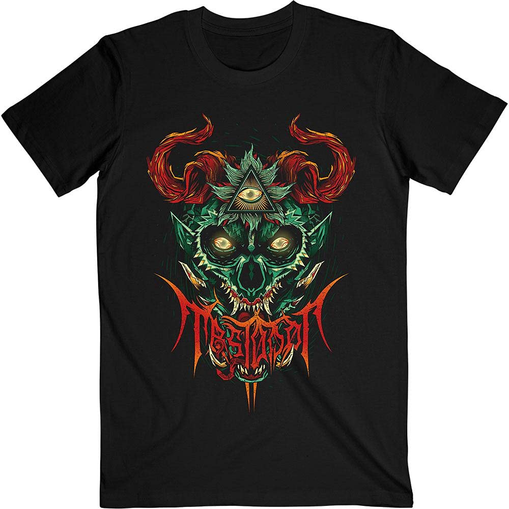 Mastodon T Shirt Leaf Beast Band Logo Official Mens Black M