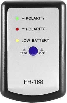 Speaker Phase Meter, Car Audio Speaker Horn Phase Tester Polarity Phasemeter for Subwoofer Tweeter Door Speakers Diagnostic Tool Low Battery Indicator Professional Speaker Polarity Test for Vehicle