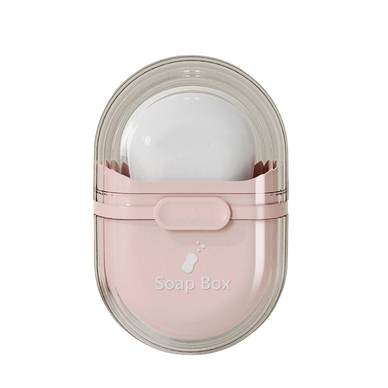 Jazuaiao Portable Travel Soap Box Container Bathroom Home Soap-Boxes with Cover Holder Easy to Carry Case