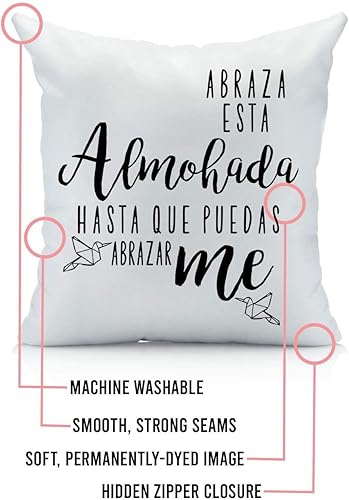Miniatura 3 de Oh, Susannah Abraza esta Almohada Hasta Que Puedas Abrazarme Relación a Distancia Regalo (Manta 18x18, Funda de almohada española)