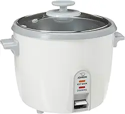 Zojirushi Panela de arroz branco (3, 6 e 10 xícaras) 6 xícaras