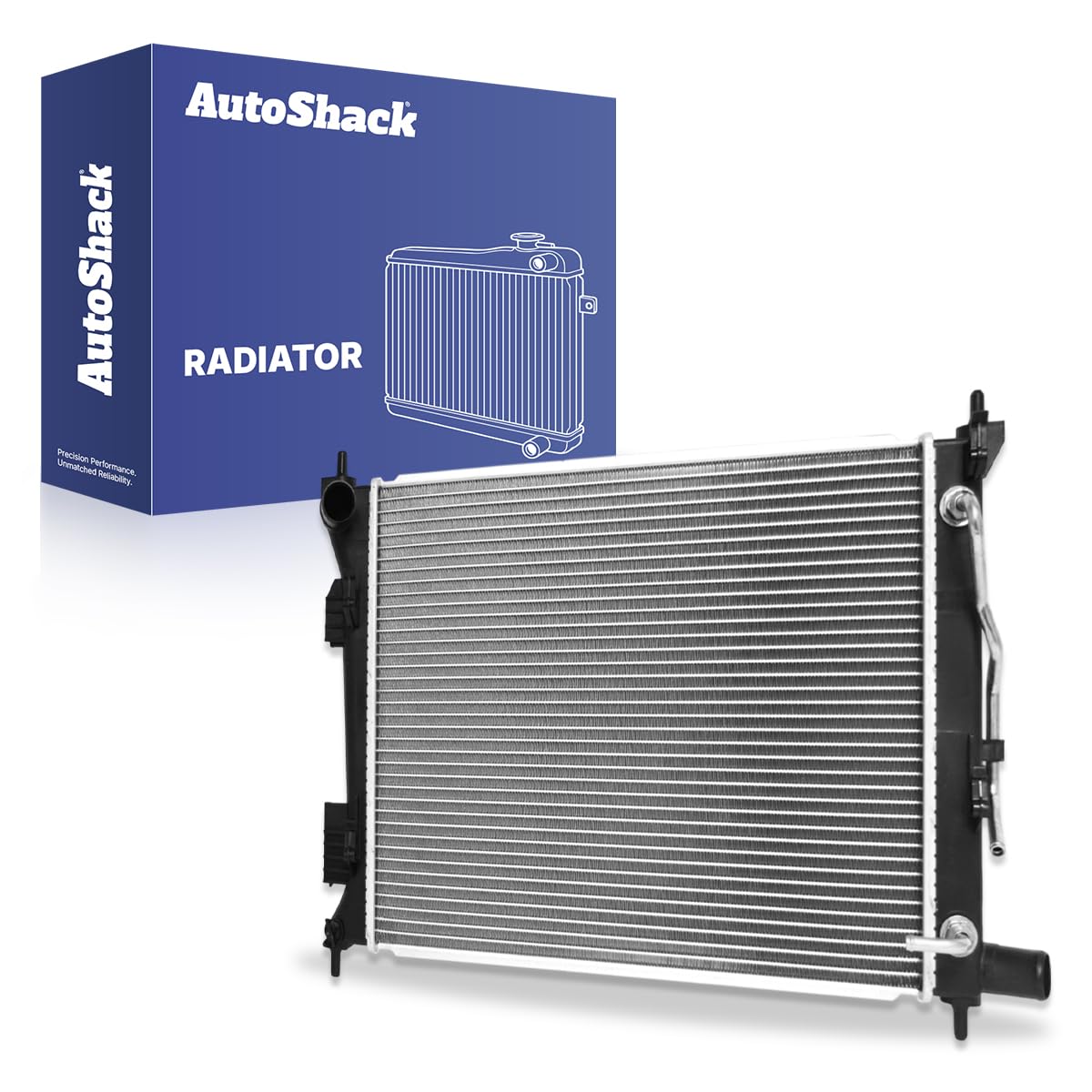 AutoShack Radiator 14.88" (378.0 mm) Core Replacement for 2012-2017 Hyundai Accent 2012-2017 Kia Rio 1-PC