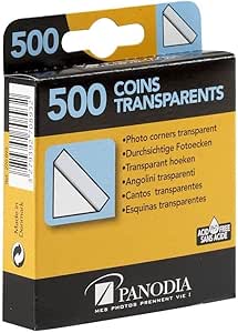 Fllyvly 1020 Pièces Coins Photo Auto-Adhésifs Pour Albums Photo Et