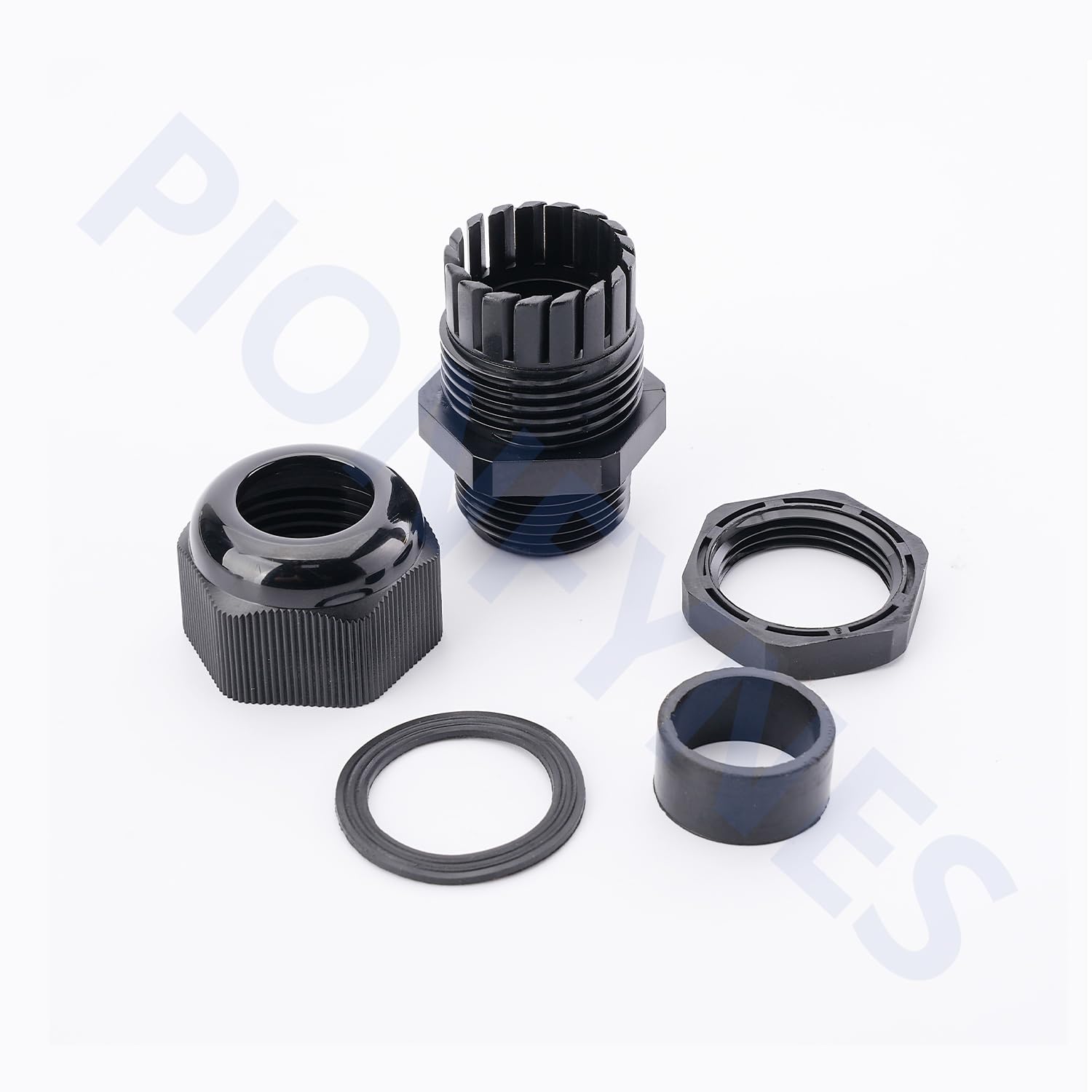 20 pressacavi PG13,5, impermeabili, regolabili, 6-12 mm, in nylon, con guarnizioni (PG13.5, 20 pezzi)