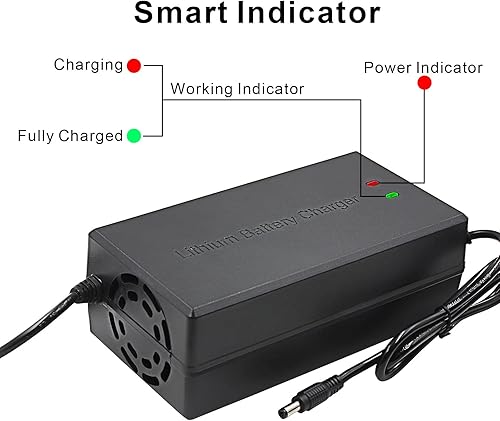 Miniatura 6 de Cargador de batería de iones de litio de 54.6 V 5 A, cargador de batería de múltiples enchufes 13S 48V (no aplicable a baterías de plomo-ácido)