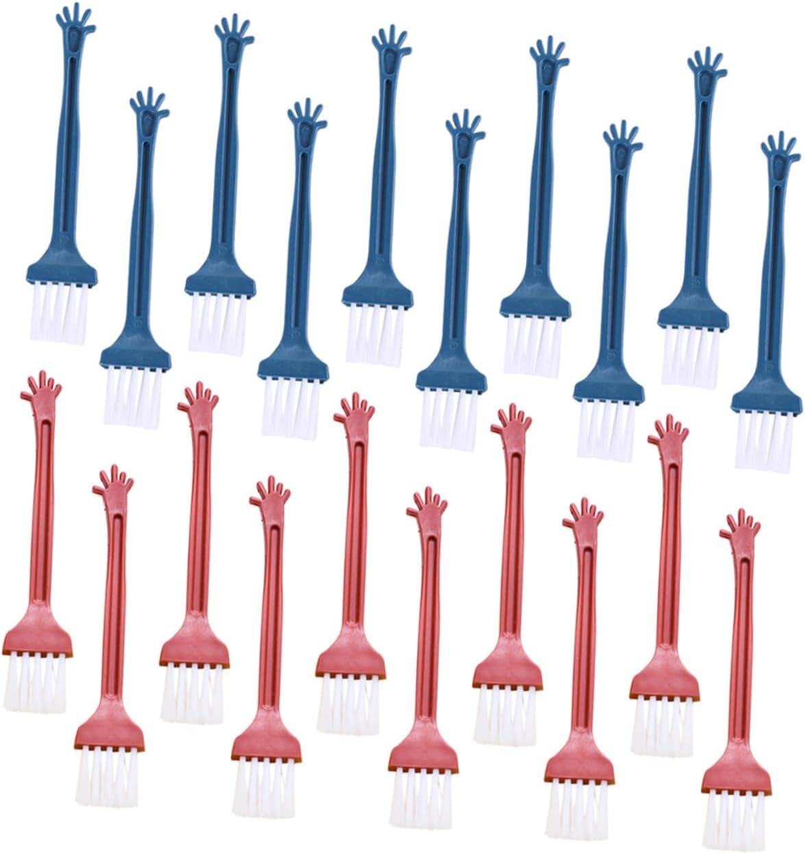 40pcs Five Finger Computer Cleaning Brush PP Mini Dust Cleaner