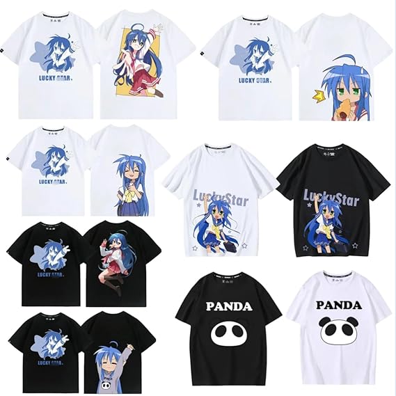 Amazon.co.jp: [ルイス] らきすた tシャツ 半袖 夏服 泉こなた
