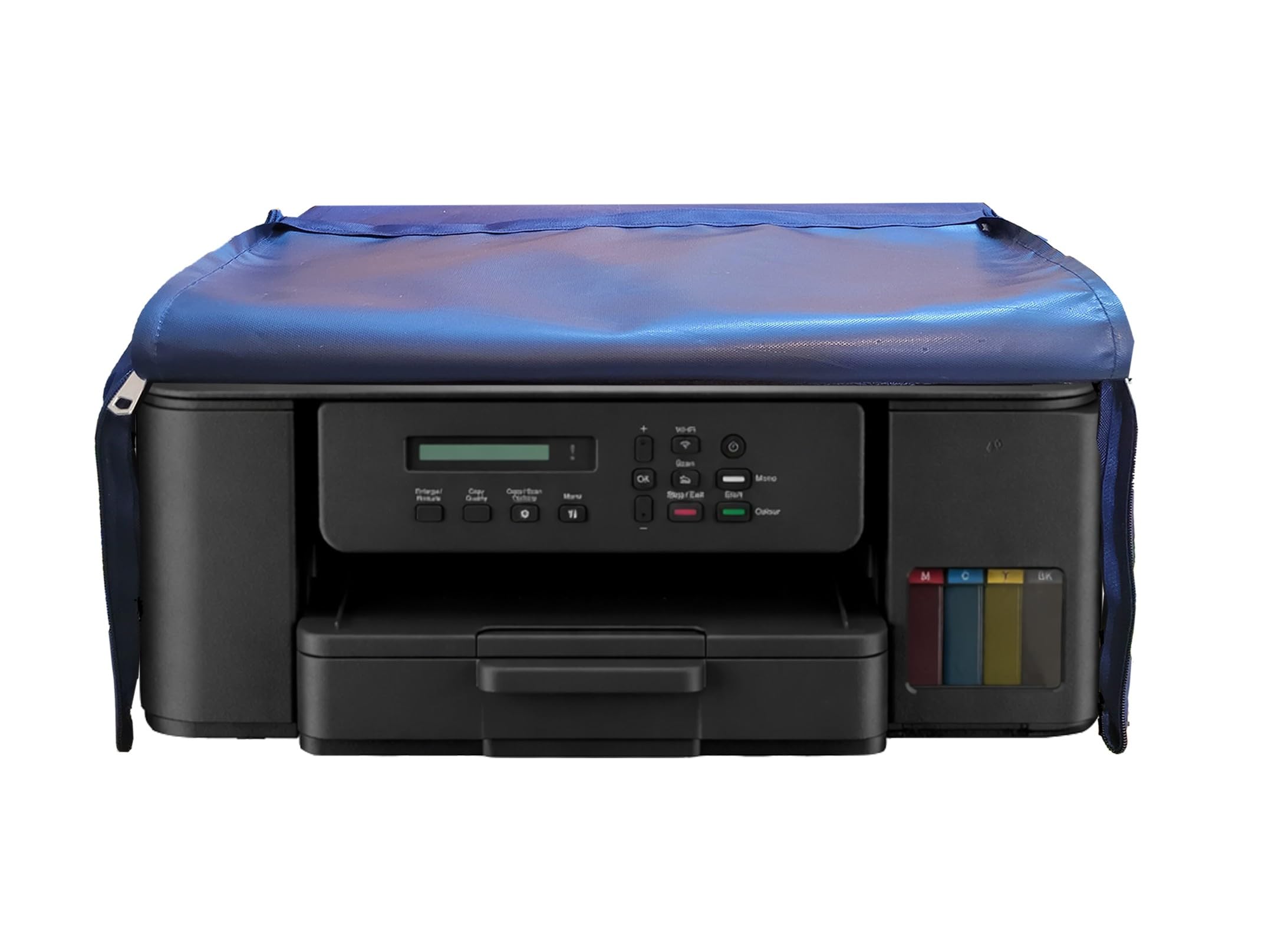 Protectio Chain Printer Cover for Brother DCP- T535 DW / DCP- T530 DW / DCP- T430 W All-in-One InkTank Printer – Blue, Dust Proof, Water Proof & Washable-picture-20