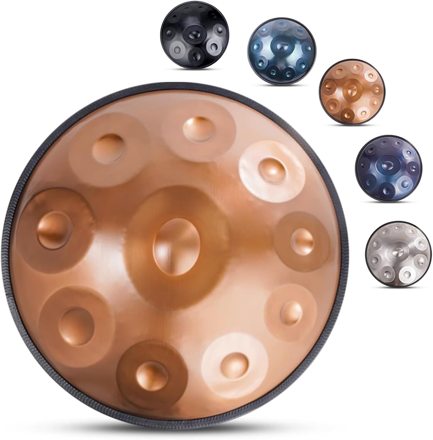 Handpan Drums For Adults 10 Notes Steel Hand Pan Drum 432 Hz/440hz 22 Inch D Minor, Hand Pan Instrument, Steel Drums, Hand Pan Drum Instrument(Purple,432Hz)