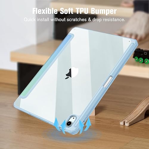 Miniatura 30 de Fintie Funda híbrida delgada para iPad Air de 11 pulgadas M3 (2025) / M2 (2024), iPad Air 5ª (2022) / 4ª generación (2020) de 10.9 pulgadas, funda a