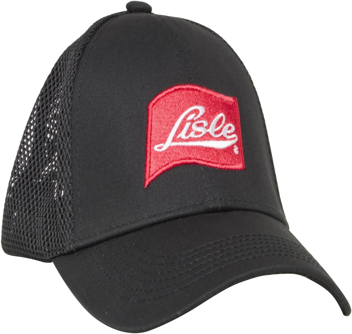 Lisle 89100 Mesh Hat, Black