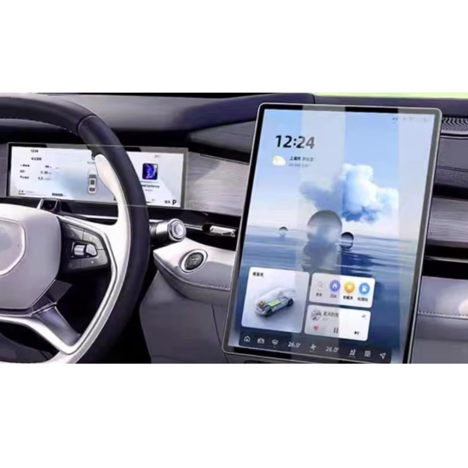 Écran de navigation GPS Geely Preface 2024 cassé ? Évitez le pire avec ce verre trempé - 6