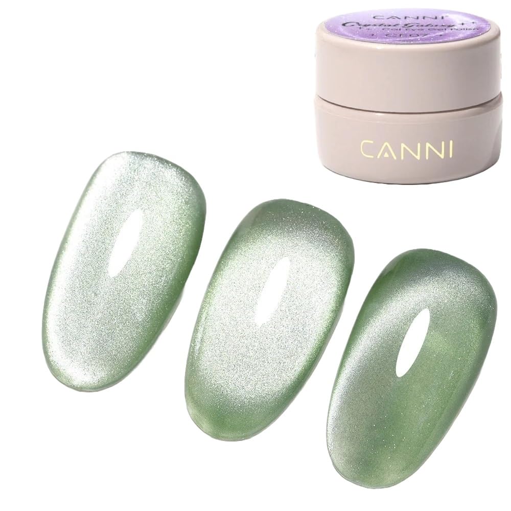 CANNI 5ml Crystal Galaxy Cat Eye Gel Polish Soak Off LED Nail Gel Polish Nail Art Starter Manicure Salon DIY at Home CE02