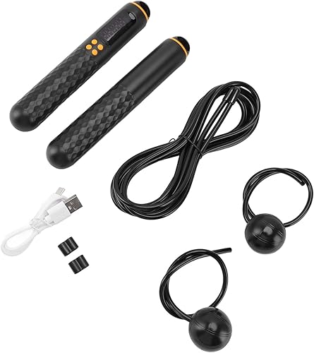 Vista 6 de SUNGOOYUE The Rope with The Exercise of The Weighted Training Counter, a Rope for Men, Women, a Rechargeable in