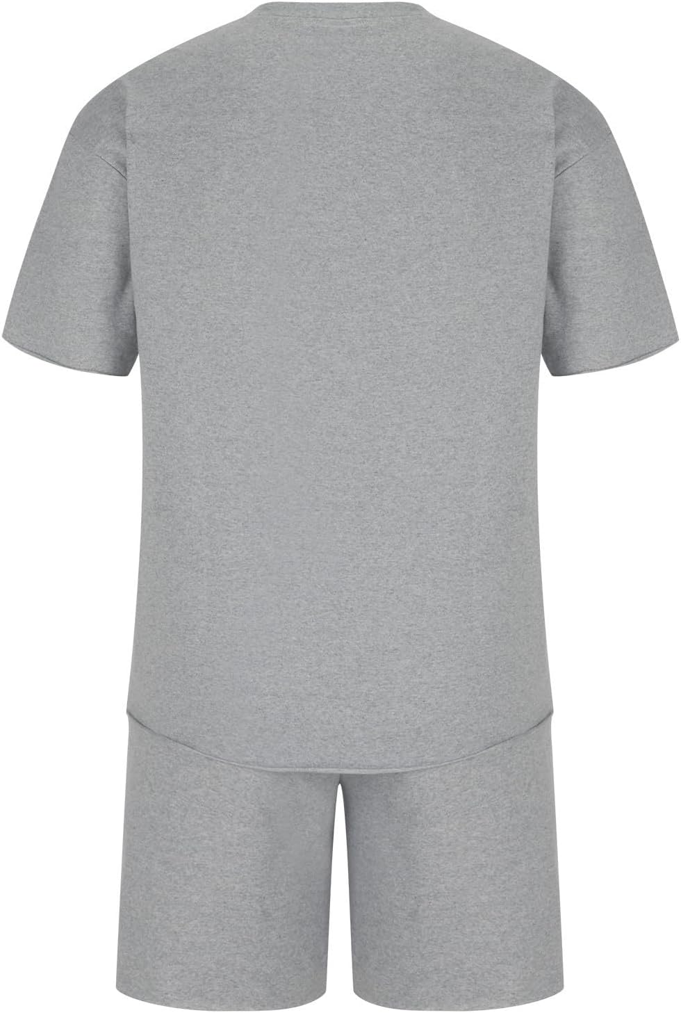 Cambkatl Men's 2024 Summer Tracksuit Sets 2 Piece Outfits Loose Crewneck Short Sleeve T-Shirt and Shorts Sweatsuits