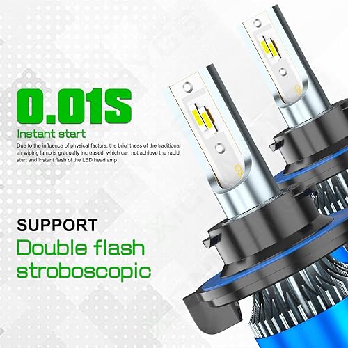 Miniatura 5 de Compatible con Ford F250 F350 F450 F550 Super Duty Truck 2005-2023 con compuesto, 4 bombillas 9008 de haz alto y bajo, 6000 lm, más de 50000 horas