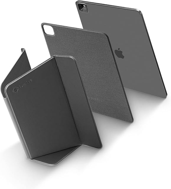 tomtoc Smart Folio Vertical Case for 11-inch iPad Pro 4th/3rd Gen M2&M1 2022-2018, 10.9-inch iPad Air 3-Layer, Separable, Slim Protective Magnetic Stand Cove 3 Using Modes, Pencil Protective Flap