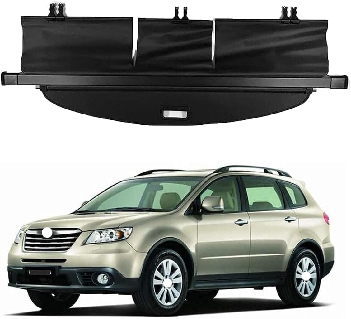Cubreobjetos retráctil para Subaru Tribeca 2013-2019 y cubierta protectora de maletero