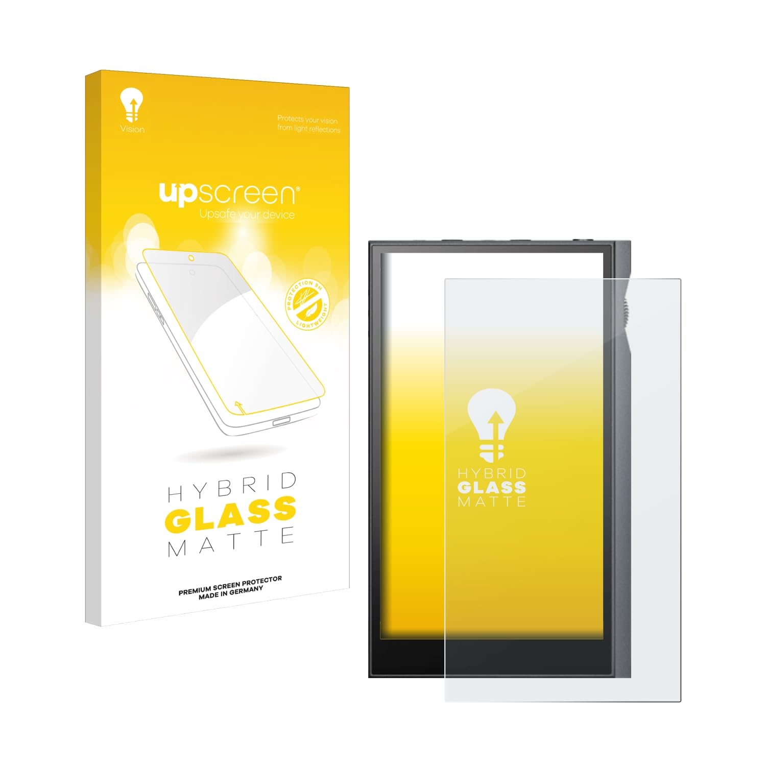 upscreen Matte Screen Protector Glass Film for Astell&Kern Kann Ultra - Anti-Glare, Anti-Fingerprint, 9H Glass Protection, 1-Pack