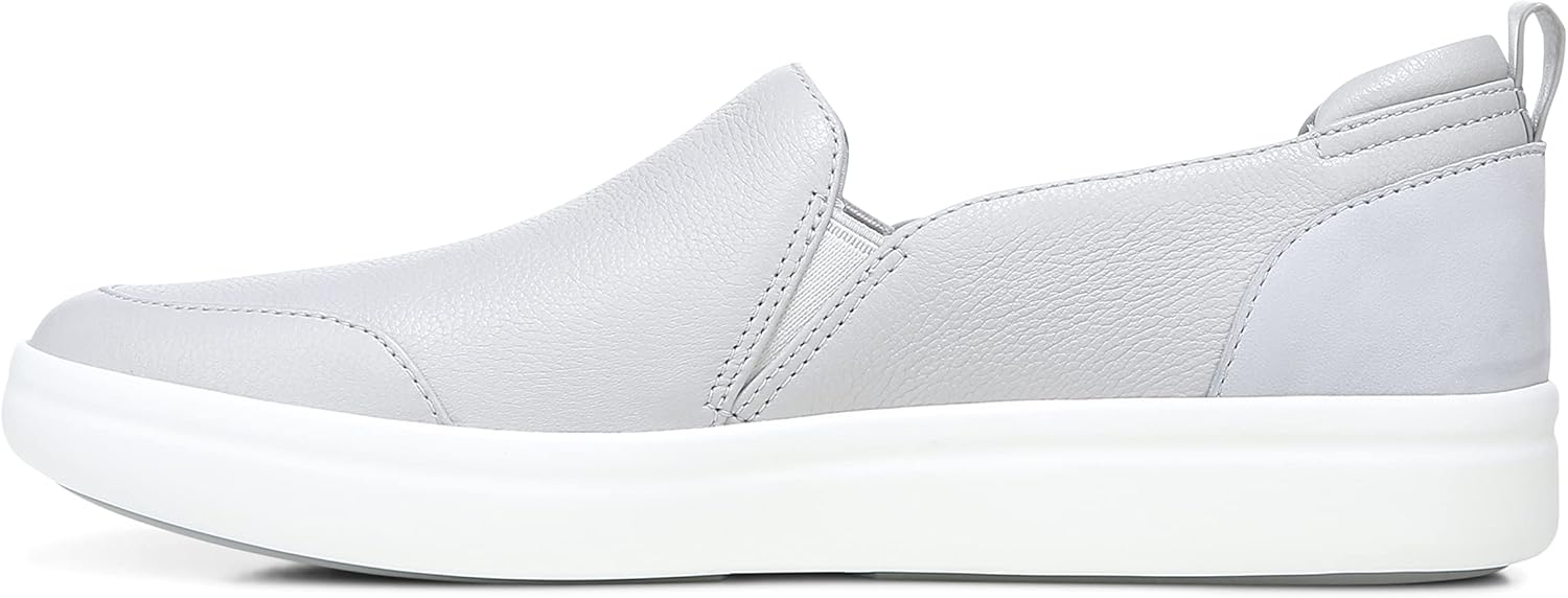 Vionic Women's Aura Penelope Slip On No Laces Sneaker- Supportive Leather Casual Platform Sneakers That Include Three-Zone Comfort with Orthotic Insole Arch Support, Medium Fit