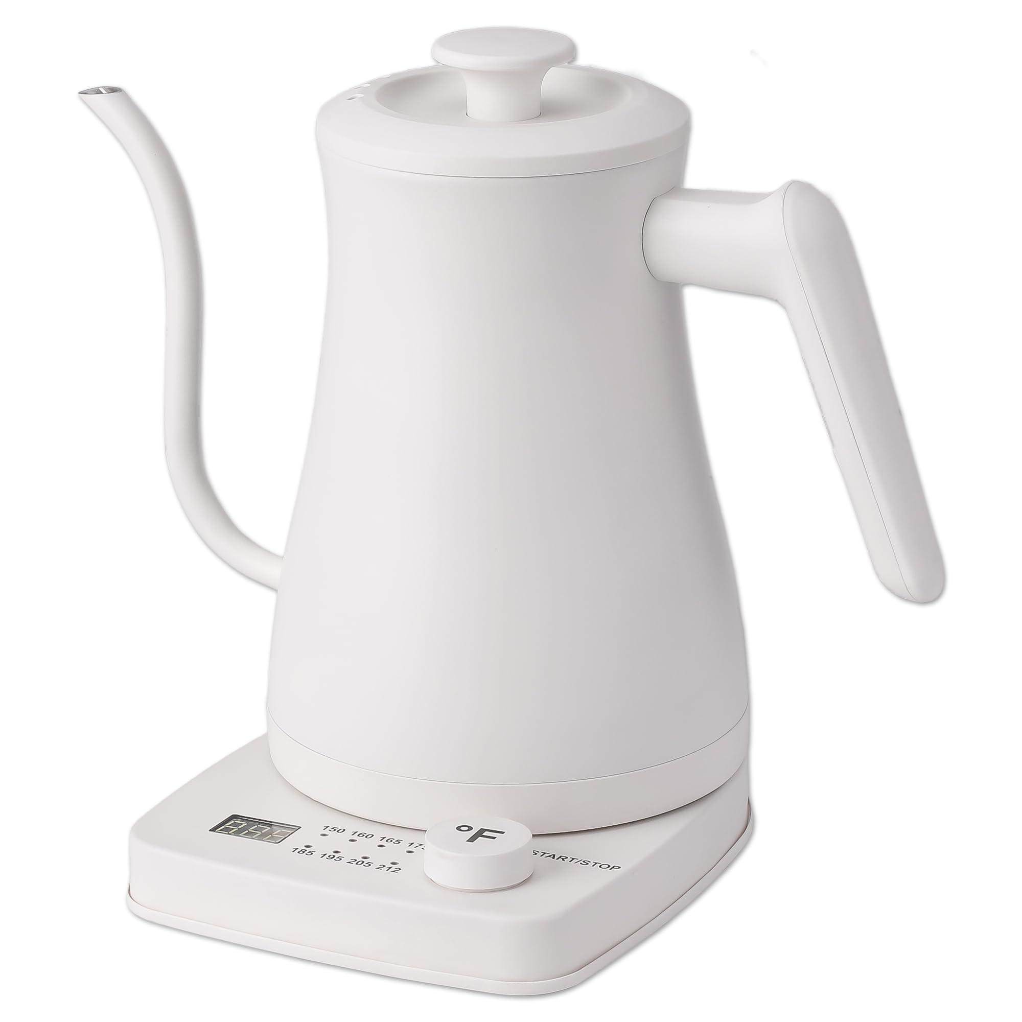 TheDisplayGuys 1.0L Gooseneck Electric Kettle White
