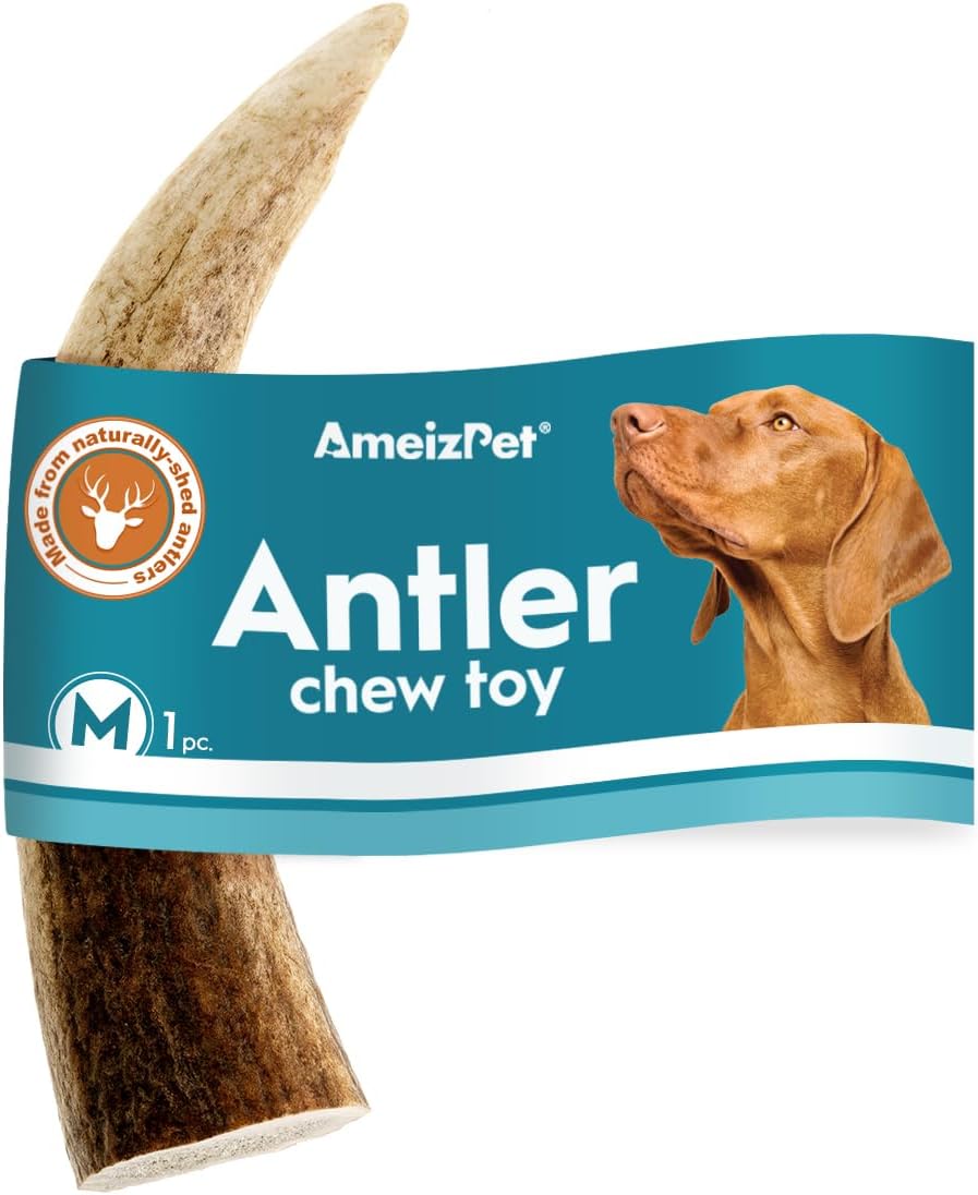 AmeizPet Antler Chews For Dogs All Natural Dog Chews, Long Lasting