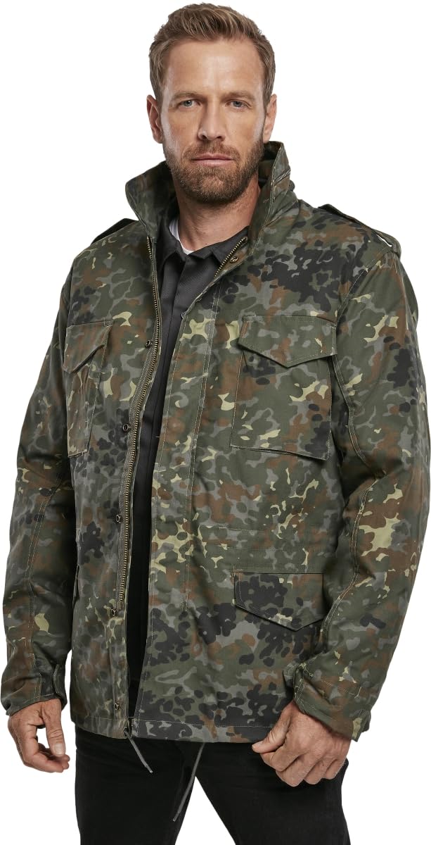 Brandit M65 standardowa kurtka outdoorowa parka M65 B-3108, Wielokolorowy (Flecktarn 14), 5XL