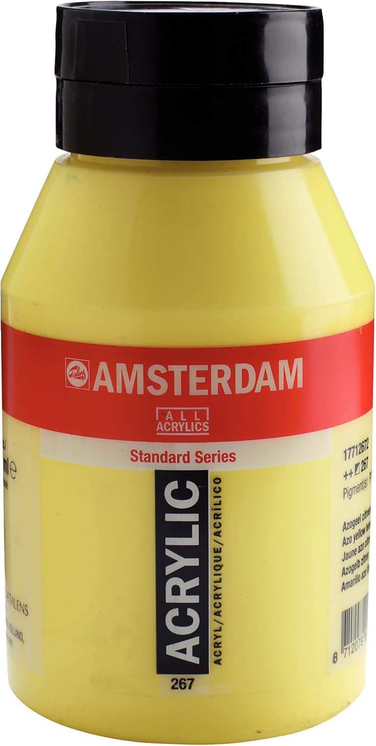 Amsterdam Standard Series Acrylic Jar 1000ml Azo Yellow Lemon 267 (17712672)