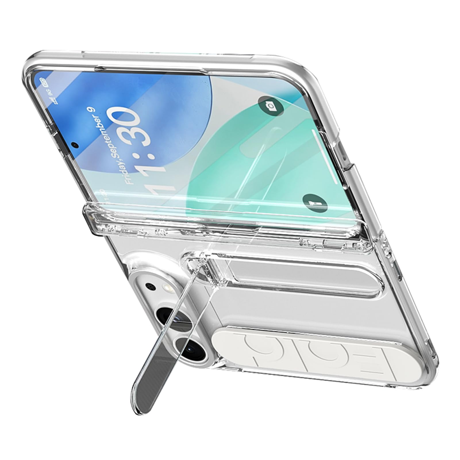 Modne etui na iPhone Duo, mały, odporny na wstrząsy matowy pasek na