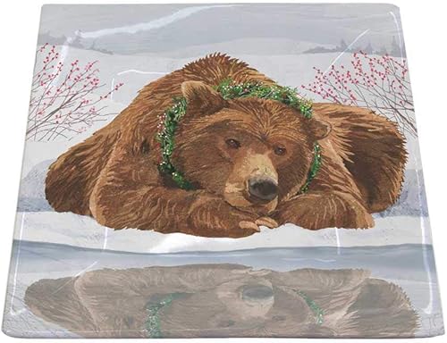 Miniatura 4 de Paperproducts Design Plato cuadrado decorativo de porcelana de hueso de 5.75 pulgadas, postre, ensalada y servir, diseños artísticos, nuevo plato de