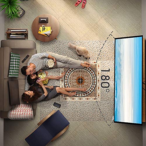Pantalla portátil plegable para proyector 84 pulgadas 16:9 miniatura 4