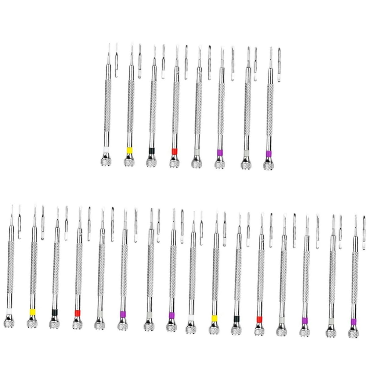 Ensemble de tournevis multi-embouts de précision Tofficu en acier pour petite clé à main