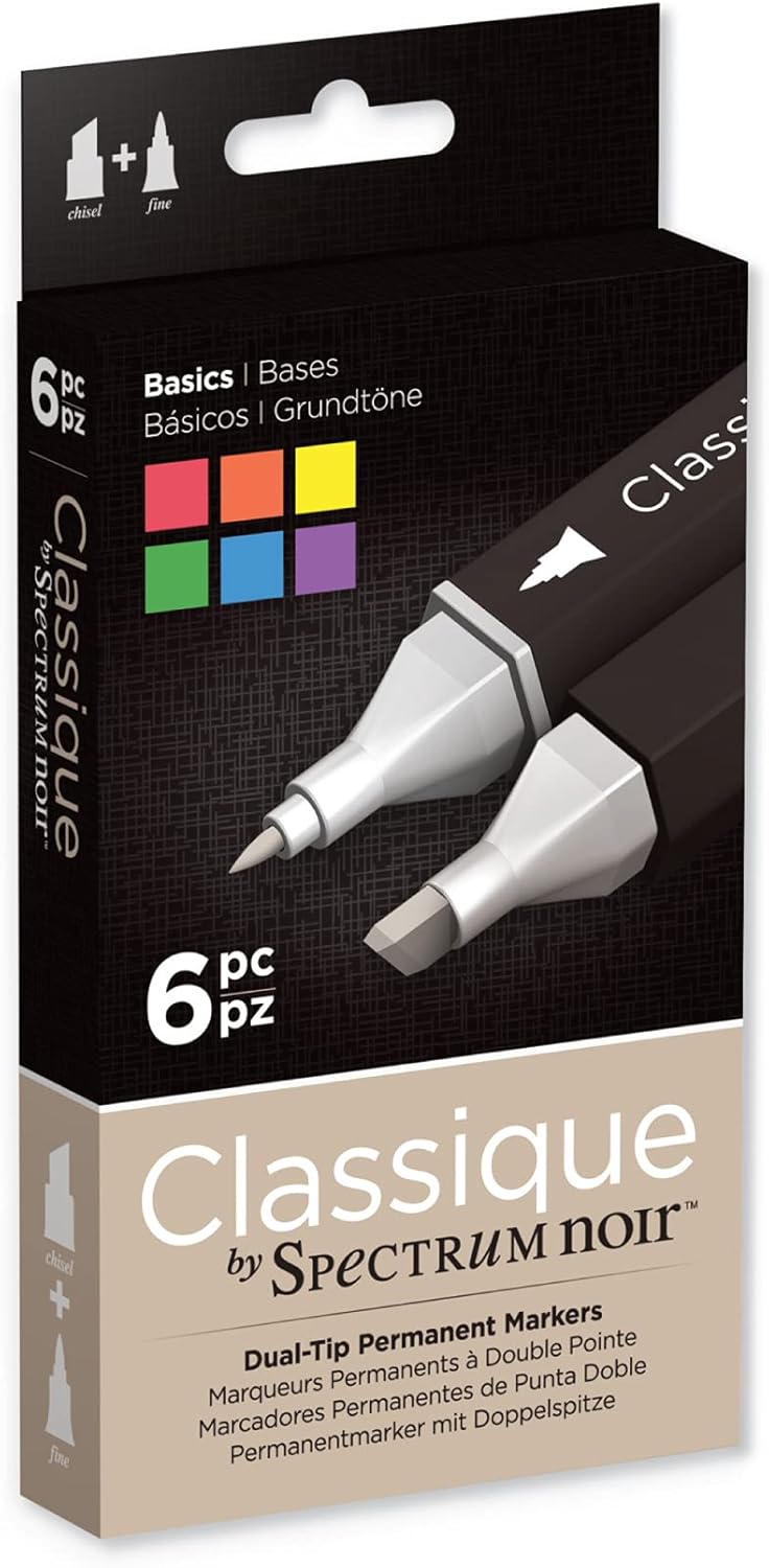 Amazon.com: Spectrum Noir Classique Design Alcohol Marker Dual Nib Pens ...