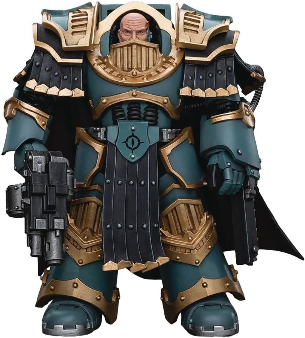 JoyToy Warhammer 40K Sons of Horus MKIV Legion Praetor Cataphractii Terminator Armor 1:18 Scale Action Figure – Detailed Collectible for Warhammer Enthusiasts