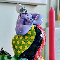 Vista 5 de Enesco Disney by Romero Britto - Figura de Úrsula de la Sirenita, 8.27 pulgadas, multicolor