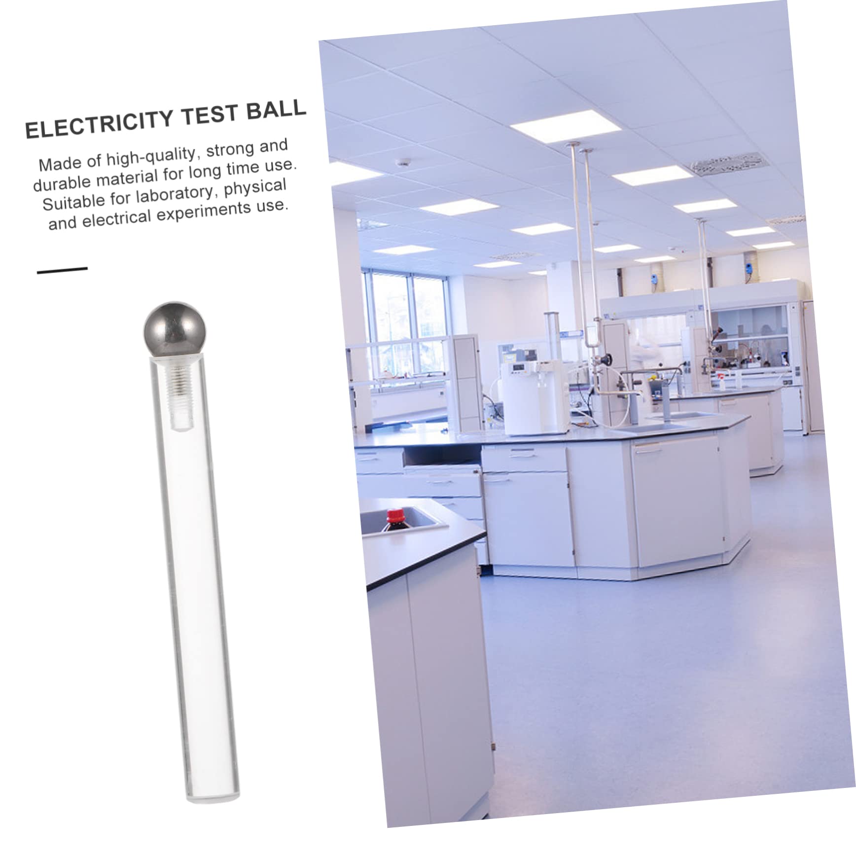 KOMBIUDA Quality Electrostatics Teaching Equipment 1pc Plastic Ball for Student's Science Experiment