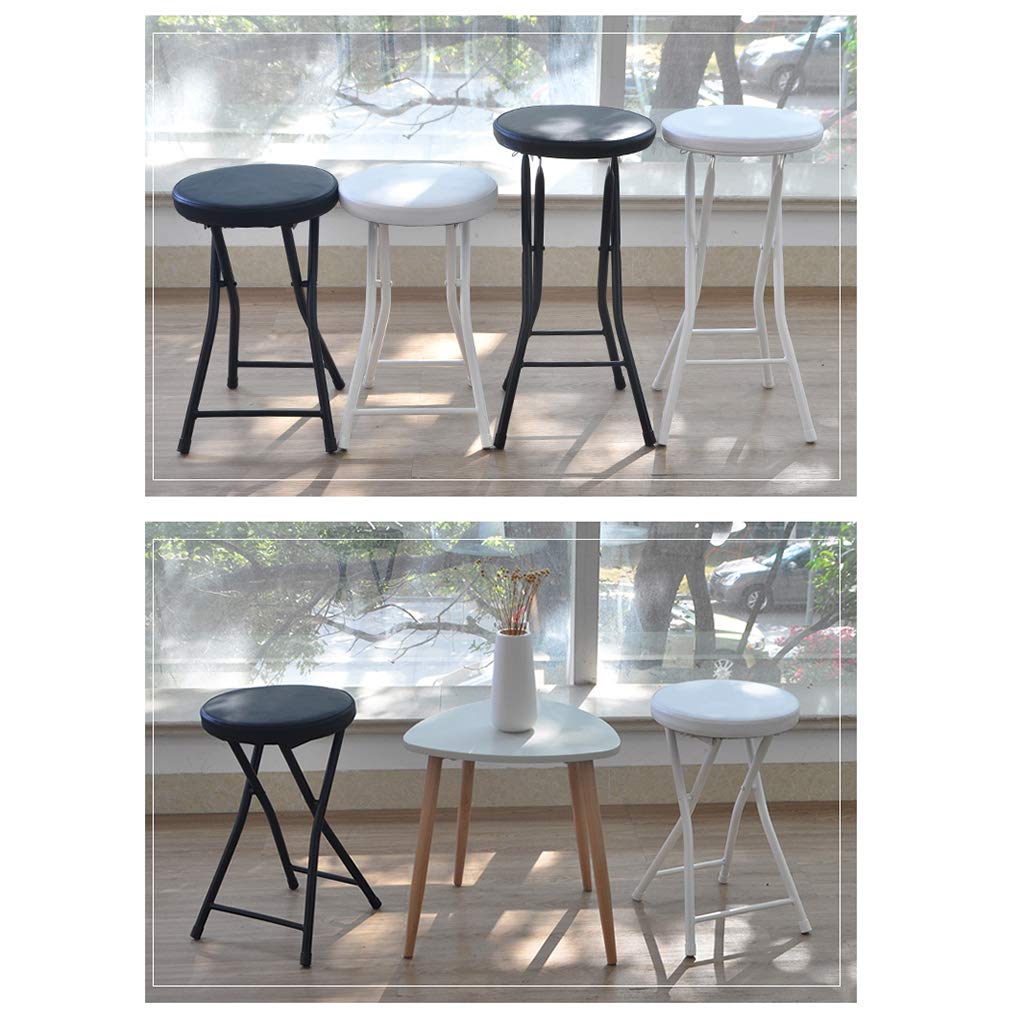 Seggiolone compatto imbottito per bar per la colazione, sgabello rotondo da cucina regolabile in altezza mobile elegante (colori: nero, marrone, bianco)