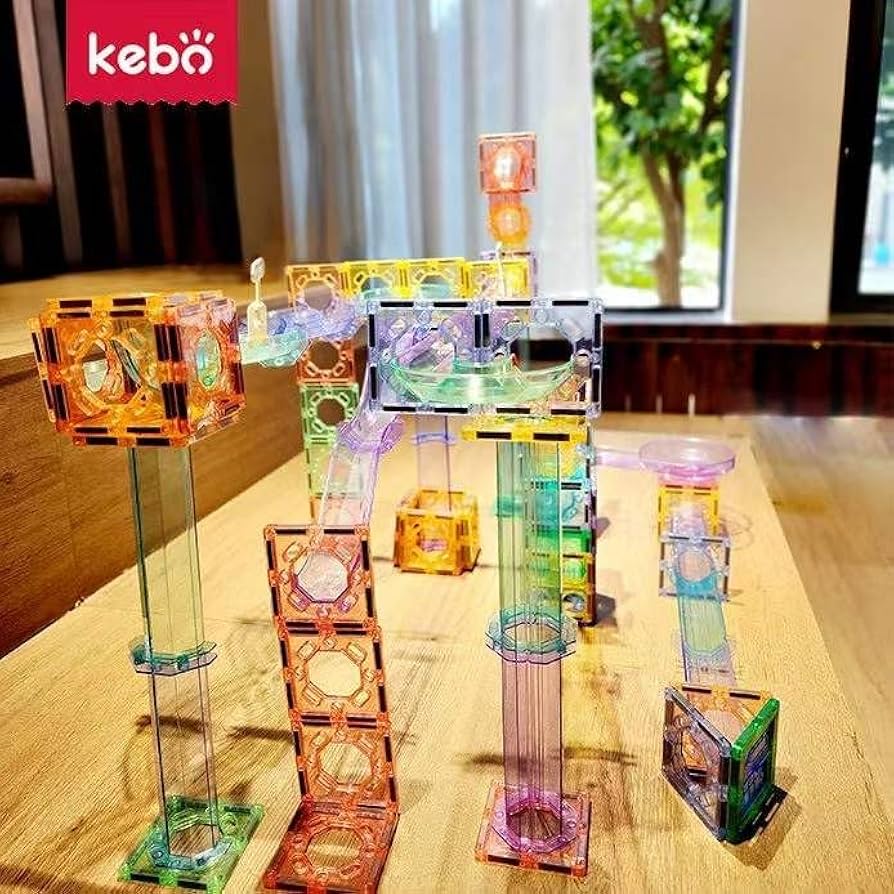 おもちゃ Amazon | 無塗装 38ピース 音が鳴る 積み木 立方体 収納ワゴン