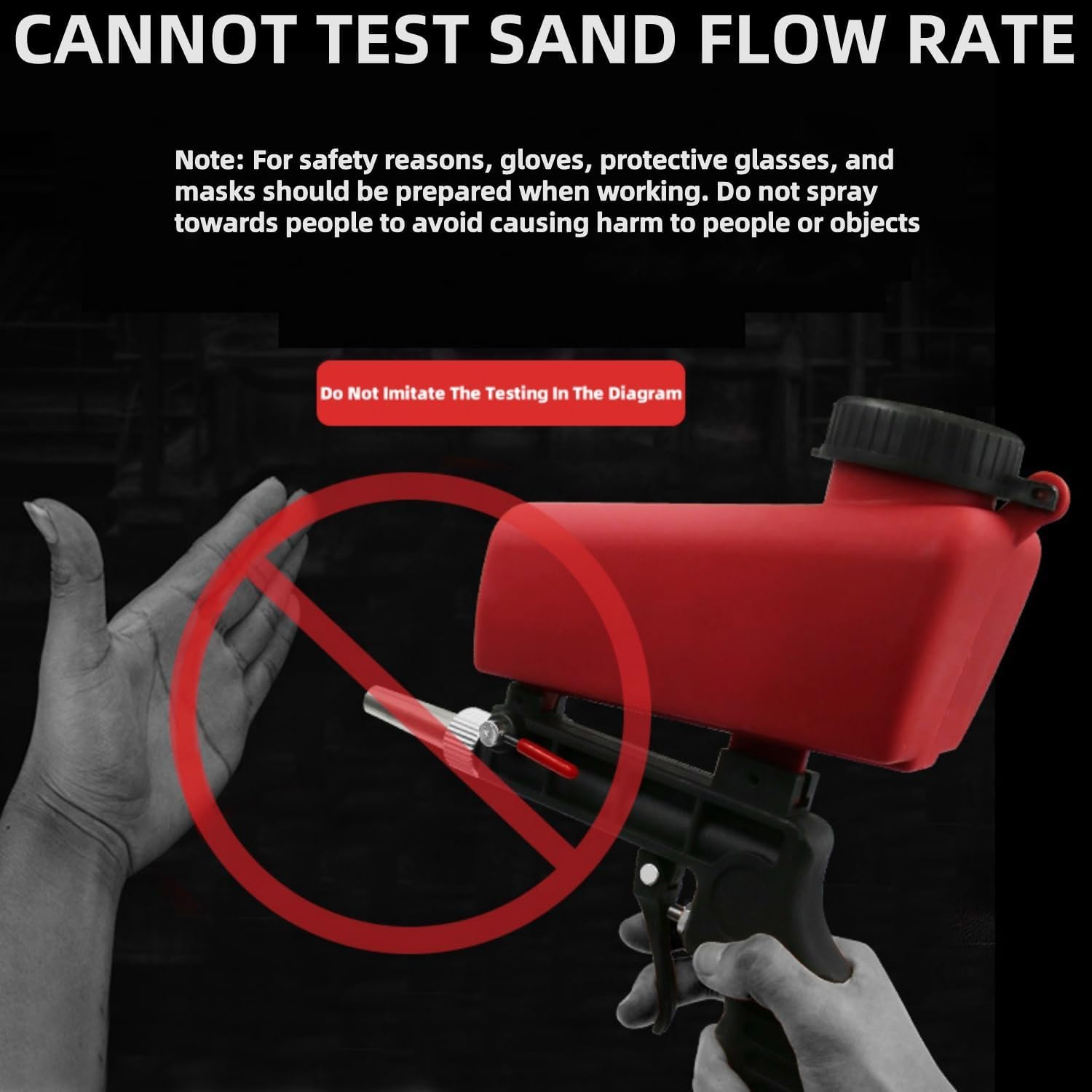 Portable Sandblaster Gun Kit - Remove Rust & Paint -5